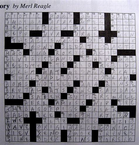 Merle Reagle Sunday Crosswords - Printable Crossword Puzzles