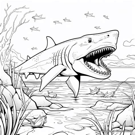 Megalodon Coloring Pages - Free & Printable!