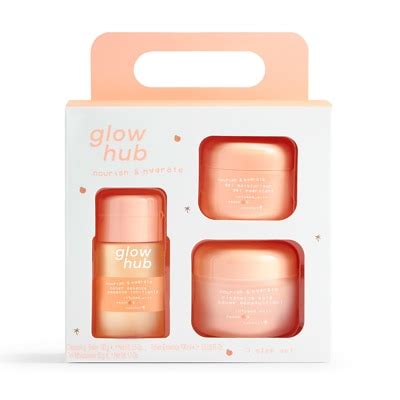 Glow Hub nourish & hydrate 3 step set | FEELUNIQUE