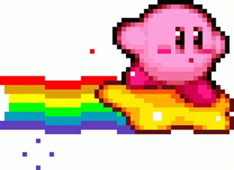 Kirby Sticker - Kirby - Discover & Share GIFs | Pixel animation, Pixel ...