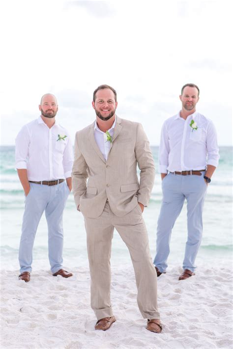 Beach Mens Wedding Attire - WEDINGPOKA