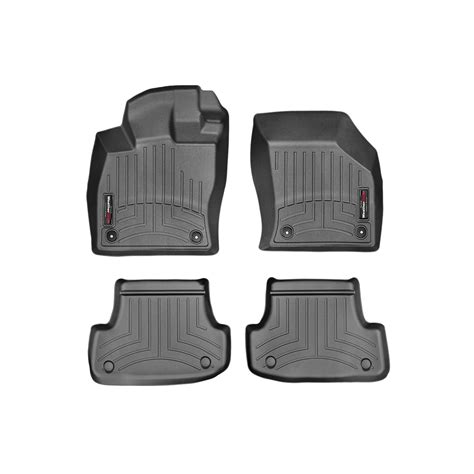 WeatherTech Floor Mat Set, Fits 2015-2018 Audi A3, Primary Color Black ...
