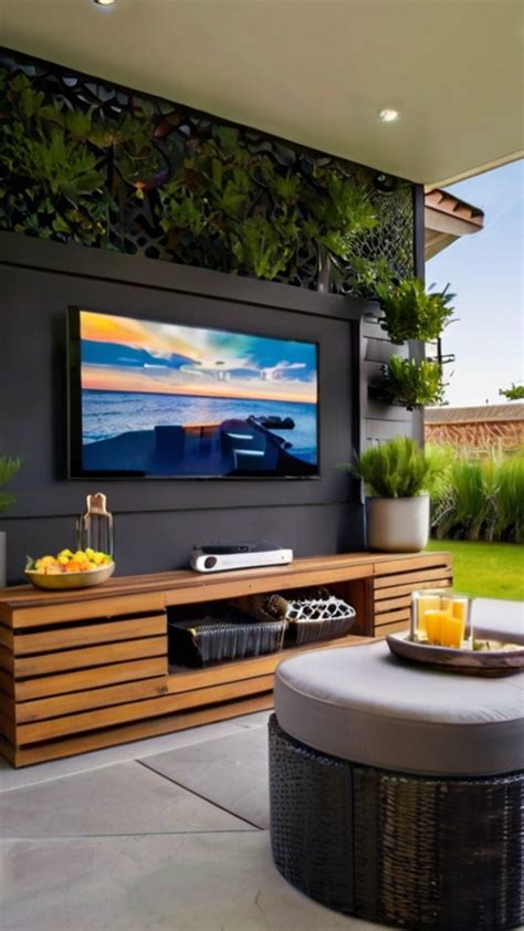 Brilliant Outdoor TV Cabinet - Weatherproof Patio