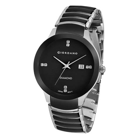 Buy Giordano Black Men's Round Analog Watch Online