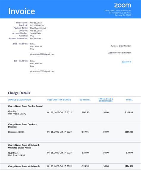 Image result for Downloadable Invoice PDF