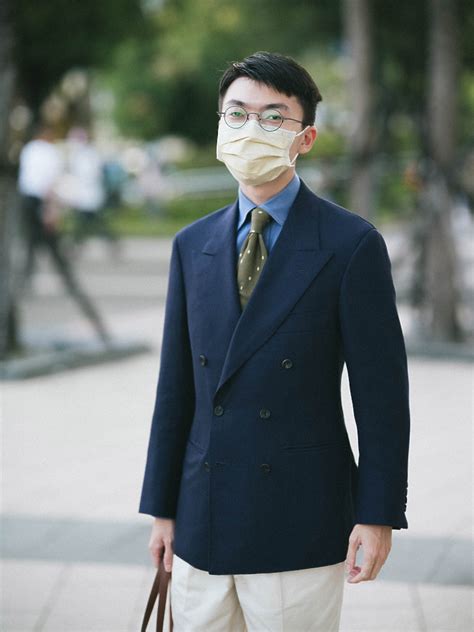 Sinfonia Taiwan Bespoke 雙排扣海軍藍 Blazer - Mobile01