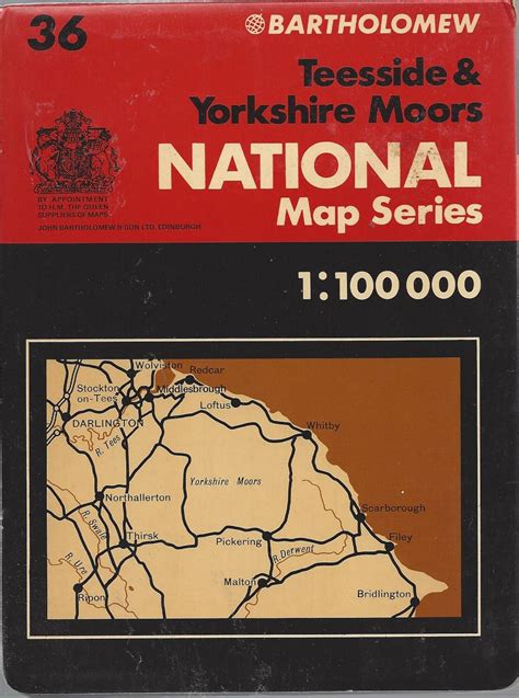 Teesside and Yorkshire Moors (Sheet 36) (Great Britain National Maps ...