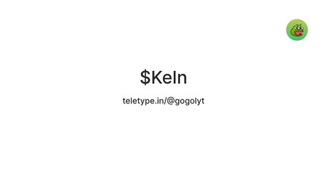 $Keln — Teletype