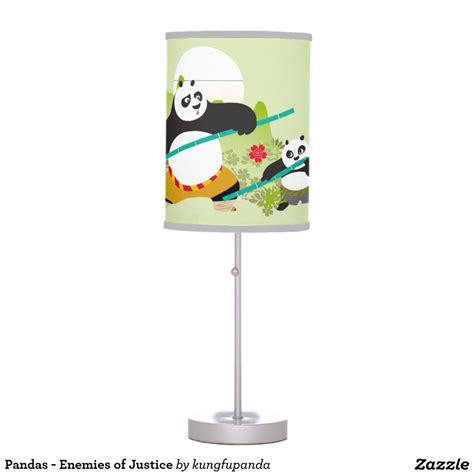 Pandas - Enemies of Justice Table Lamps | Chevron nursery, Table lamp ...