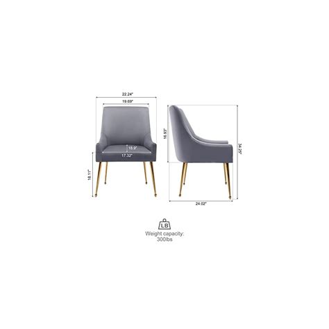 Buy Oryxearth Velvet Dining Chairs Mid Century Modern Upholstered ...