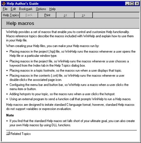 Image result for WinHelp to HTML Help Conversion