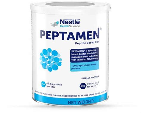 Buy NESTLE PEPTAMEN VANILLA NUTRITION DRINK TIN OF 400 G Online & Get ...