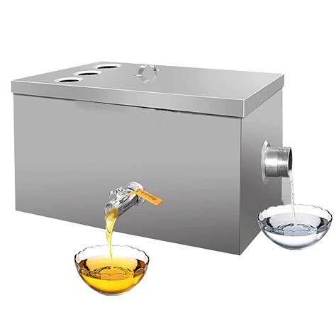 Buy Stainless Steel Grease Trap, Top Inlet Commercial Grease ...