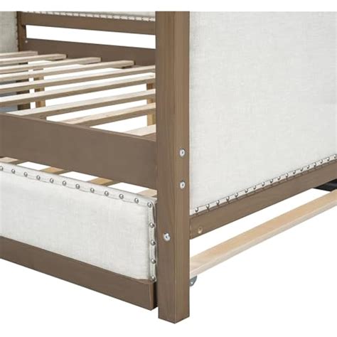 Ball&Cast Ball & Cast Full Daybed with Trundle, Linen India | Ubuy