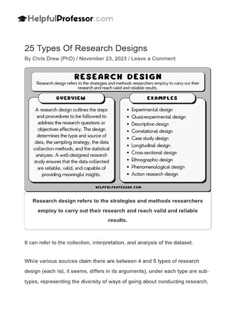 Image result for Example of Research Design