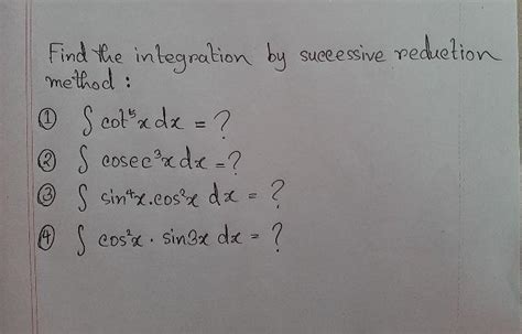 Integration by Reduction Method 的图像结果