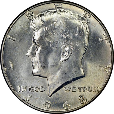 1968 D Kennedy Half Dollar Prices | Ungraded, NGC, PCGS Values