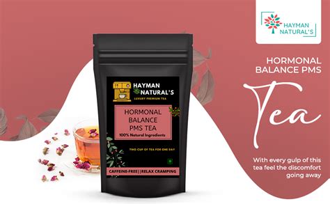HAYMAN NATURAL'S Hormonal Balance PMS Tea (100g - 56 Cups) Menopause ...