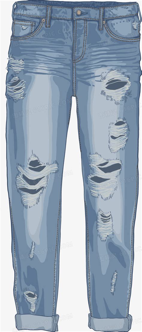 牛仔裤款式图——修身简约的裤型 - 知乎