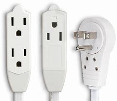 Image result for Flat Plug Extension Cord