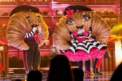 Controversial duo under “Masked Singer ”Croissants masks reveal they ...