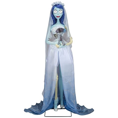 Warner Brothers 5.5-ft Corpse Bride Emily Motion Activated Animatronic ...