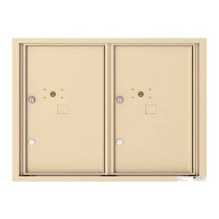 Florence Mfg Co Florence Versatile 4C Horizontal Mailbox 4C06D-2P, 23-1 ...