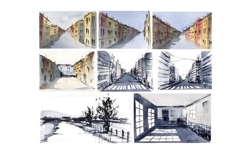 Image result for One Point Perspective Building Drawing