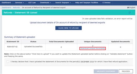 Refund by Recipient of deemed export (RFD-01A)