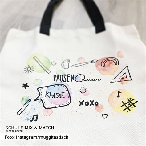 Plotterdatei, Laserdatei Motiv Schule – Mix and Match - Schultüte ...