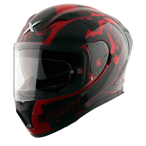 AXOR Street Dc Batman Red Black Full Face Helmet – Sparkly Helmets