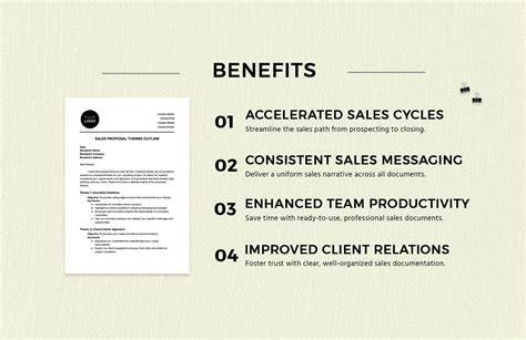 Sales Proposal Themes Outline Template in Word, PDF, Google Docs ...
