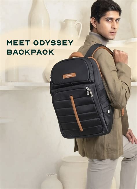 Odyssey Backpack | Black | Everyday Laptop Backpack | Buy Backpacks ...