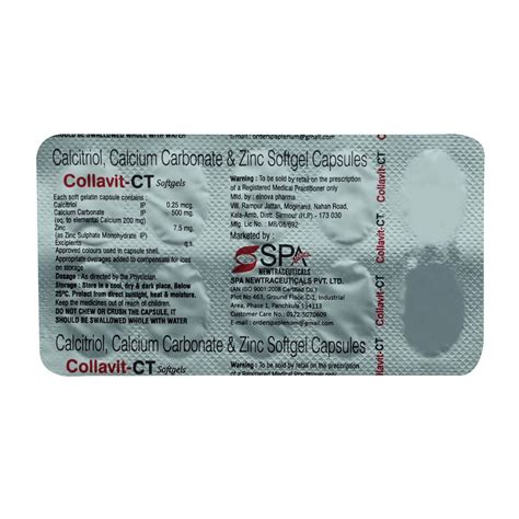 Collavit-CT Softgel Capsule 10's Price, Uses, Side Effects, Composition ...