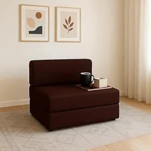 PUM PUM 2 Seater 36 Inch Width EPE Foam Sofa Cum Bed – Convertible ...