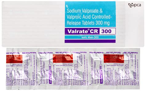 Valrate Cr 300 Tablet 10: Uses, Side Effects, Price & Substitutes