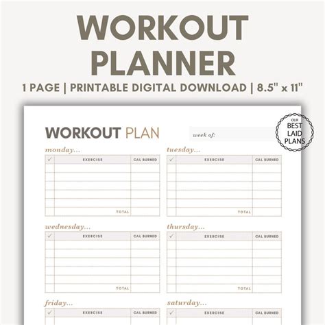 Workout Planner 的图像结果