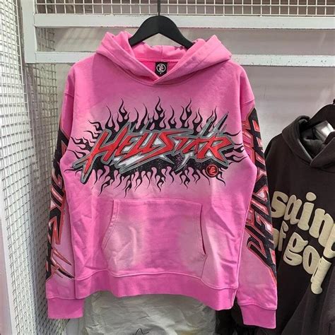 Hellstar Brainwashed Hoodie Pink 1 to 1, best... - Depop