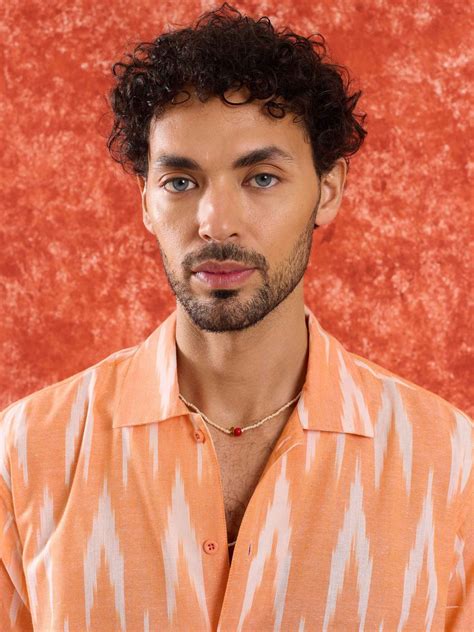 Buy Peach Ikat Shirt Online at Best Price | 5Feet11