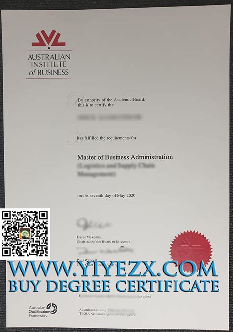 Where can I Buy The Australian Institute of Business Fake Diploma? 澳大利亚 ...