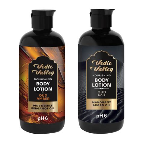 Oud Amber & Oud Noir Body Lotion – Vedic Valley