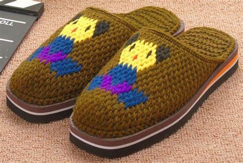 一款手工编织毛线拖鞋详细图解教程-编织教程-编织人生