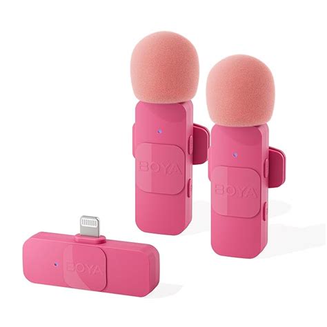 BOYA Wireless Lavalier Microphone for iPhone iPad Phone Omnidirectional ...