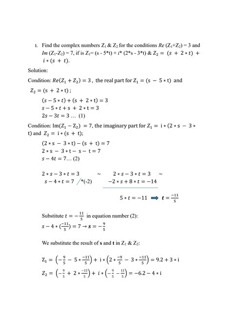 Image result for Complex Numbers Maximum and Minimum Problems