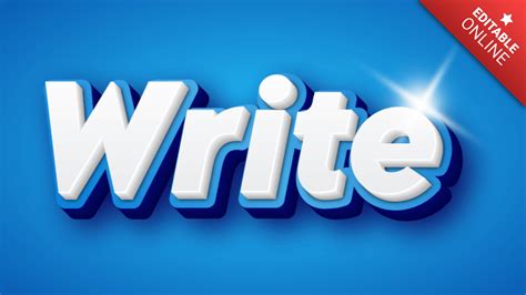 Text Write 的图像结果