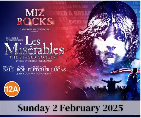 CinemaLive: Les Miserables The Staged Concert (12A), Glusburn Institute ...