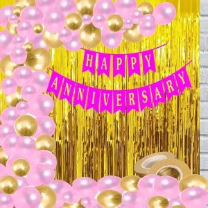 Flipkart.com | Realistic Store Solid Happy Anniversary Balloon With 30 ...
