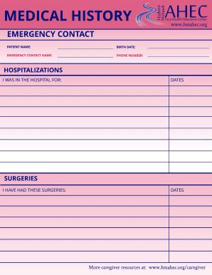 Fillable Online Caregiver training medical history.pdf. Lucidpress Fax ...