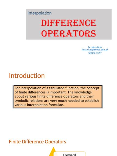 Finite Difference Operators 的图像结果