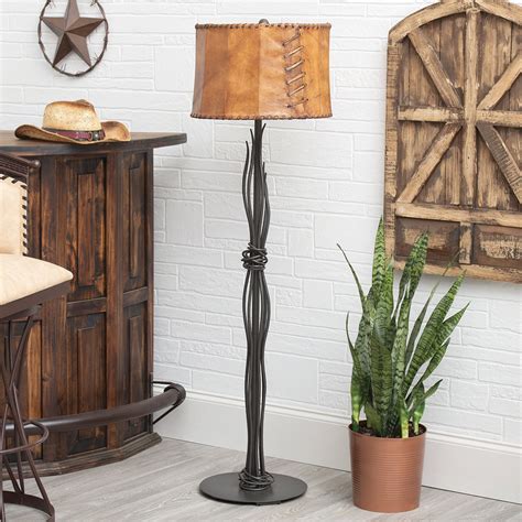 Flatbush Reeds Floor Lamp | Lone Star Western Decor